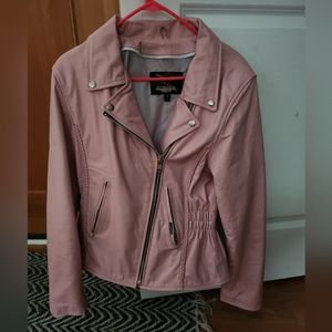 Pink Leather jacket